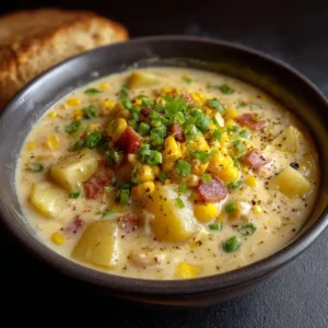 30-Minute Creamy Crockpot Corn Chowder Recipe