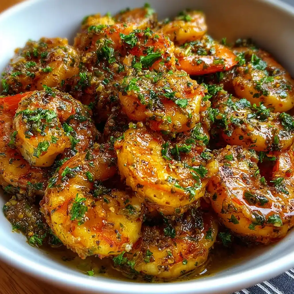 Hawaiian Garlic Shrimp