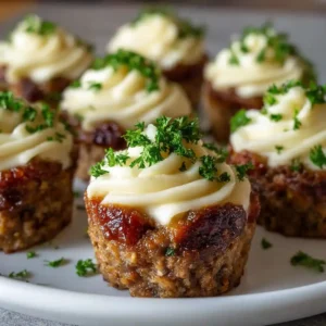 Mini Meatloaf Muffins: 1 Easy Recipe