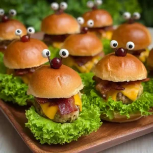 Quick & Tasty: 15-Min Mini Monster Burgers!