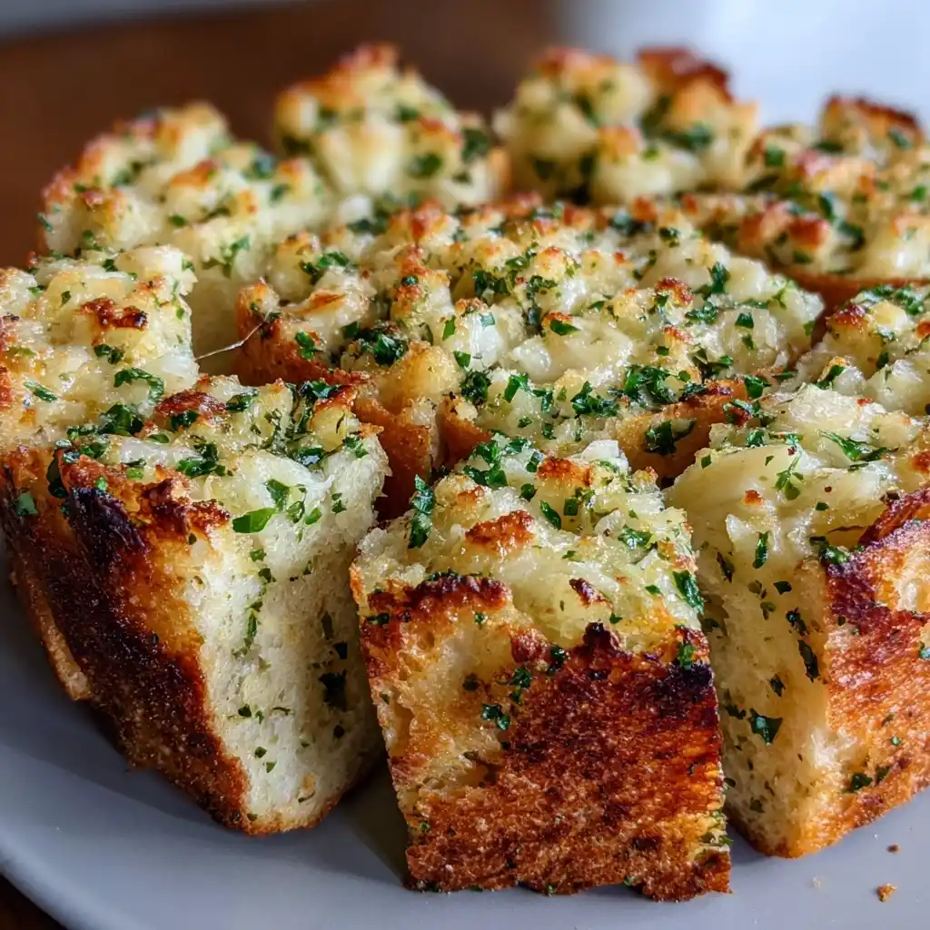 Shrimp Garlic Bread Bombs