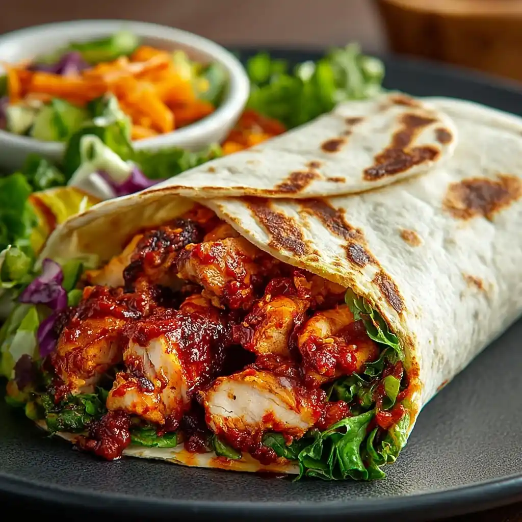 Sweet Chili Chicken Wraps