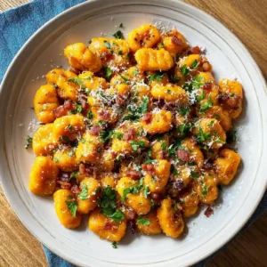 10-Minute Sweet Potato Maple Brown Butter Gnocchi!