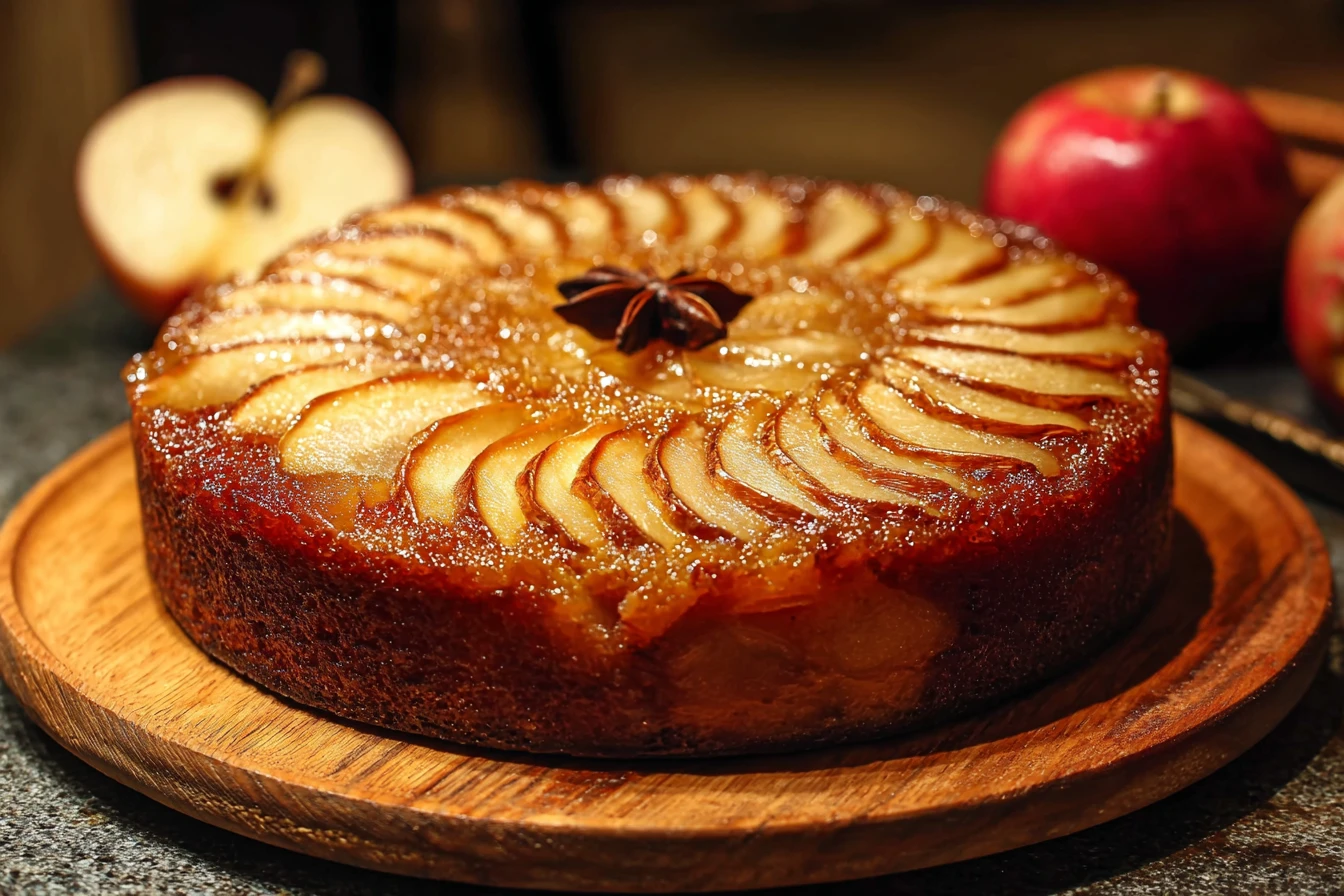 Apple Upside Down Cake Recipe Best Apple Upside Down Cake Caramel Apple Upside Down Cake Easy Apple Upside Down Cake Glute...
