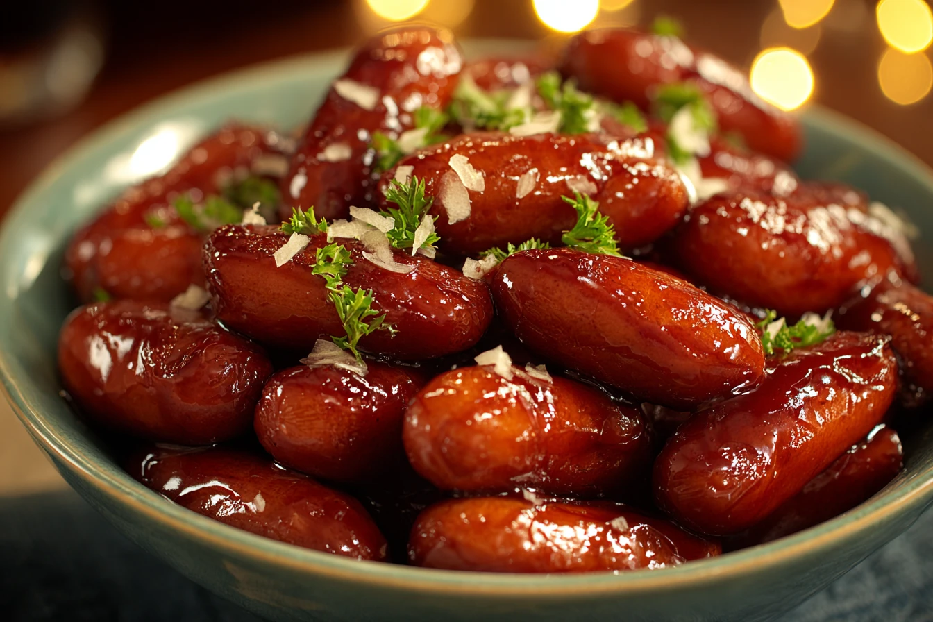 Best Crockpot Little Smokies Recipe Sweet And Smoky Cocktail Weenies How To Make Little Smokies In A Slow Cooker Ultimate ...