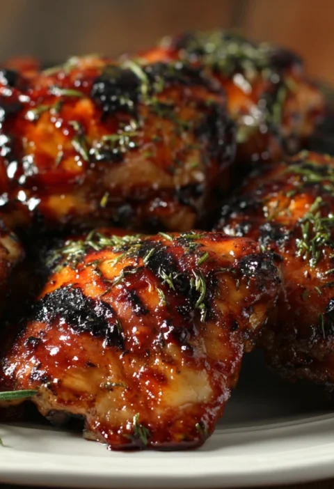 Best Grilled Chicken Thighs Recipe Easy Sweet And Savory Chicken Thighs Marinade For Grilled Chicken Thighs Healthy Savory...