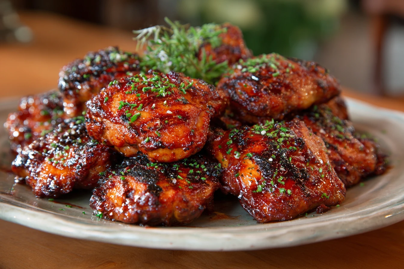 Best Grilled Chicken Thighs Recipe Easy Sweet And Savory Chicken Thighs Marinade For Grilled Chicken Thighs Healthy Savory...