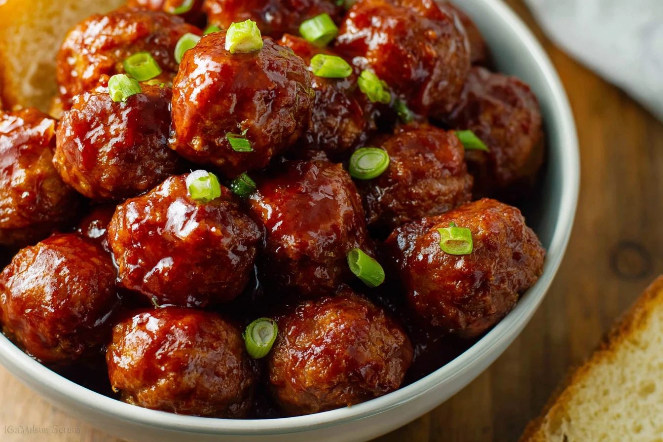 Slow Cooker BBQ Meatballs