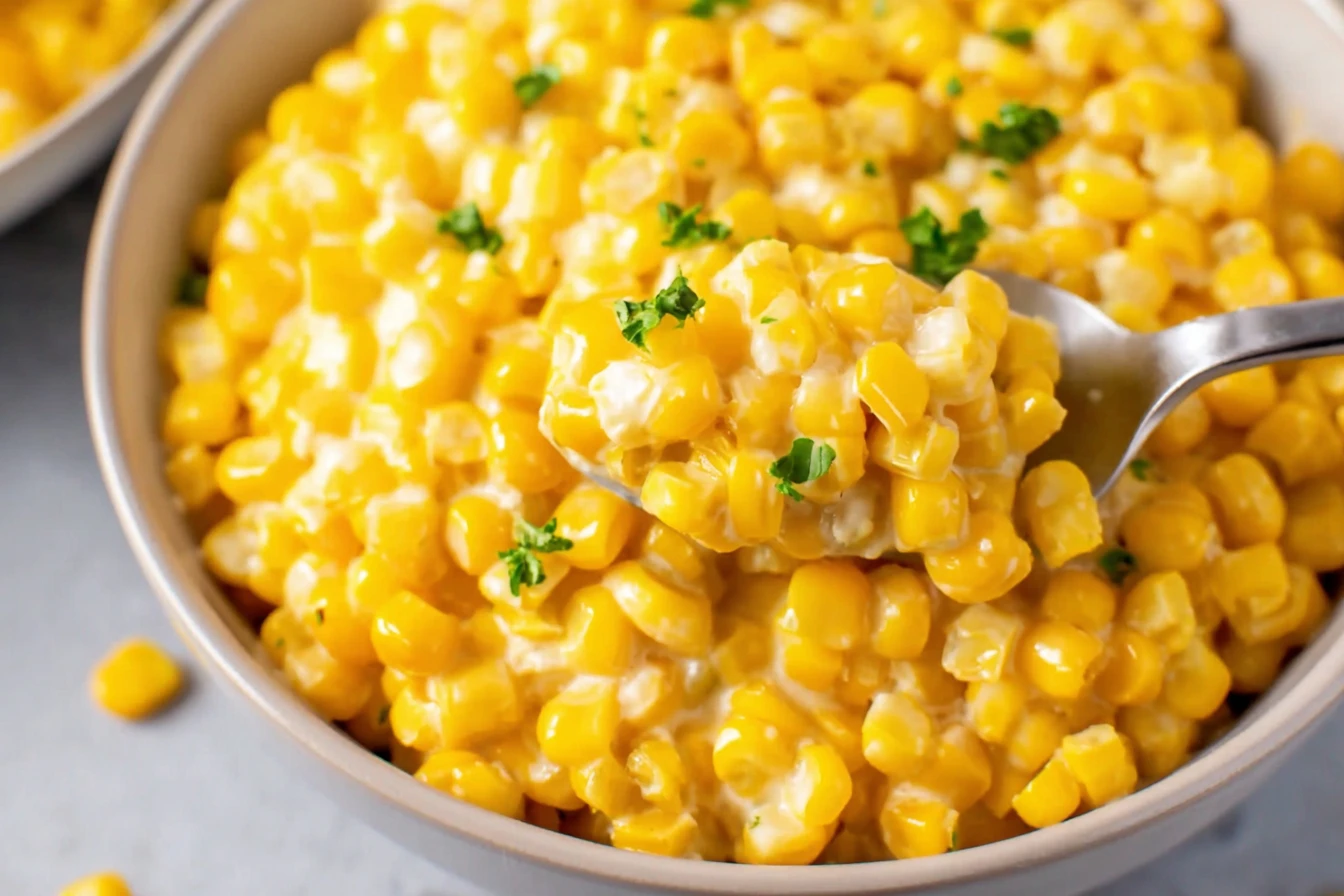 Best Thanksgiving Corn Casserole Recipe Creamy Corn Thanksgiving Side Dish Cheesy Corn Recipes For Holidays Irresistible T...