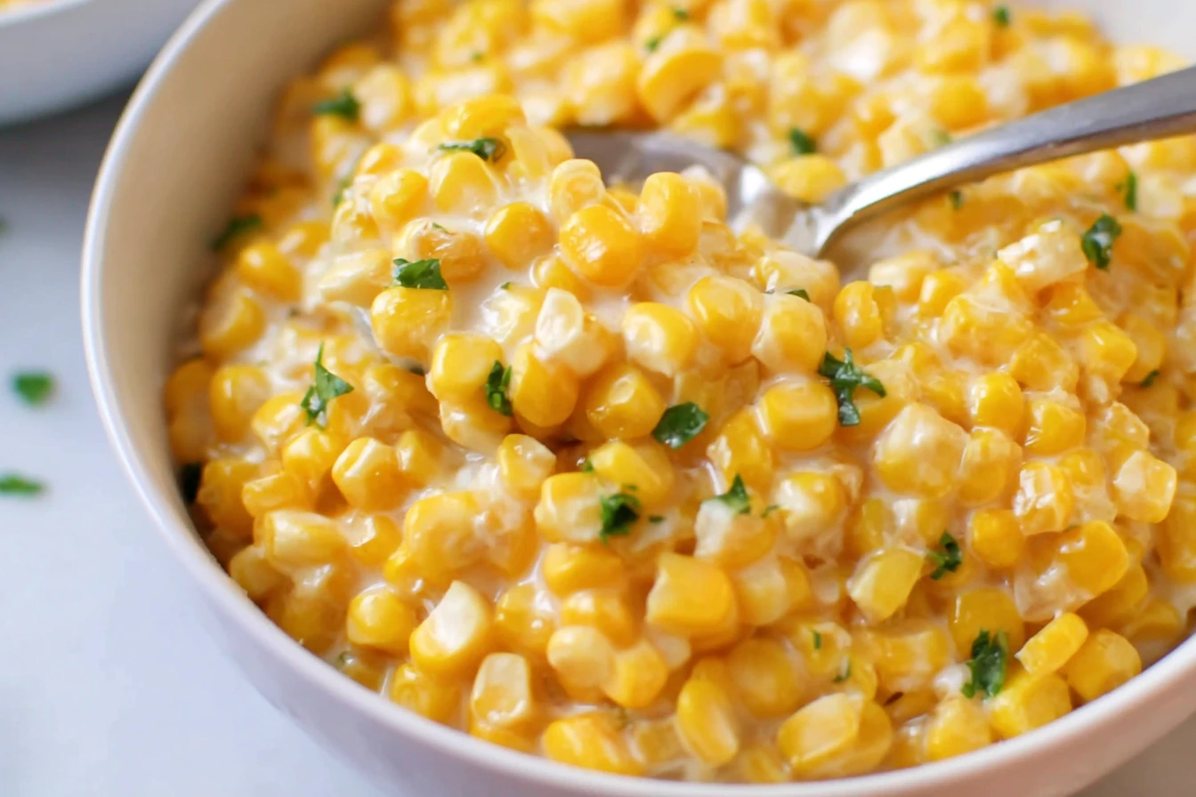 Best Thanksgiving Corn Casserole Recipe Creamy Corn Thanksgiving Side Dish Cheesy Corn Recipes For Holidays Irresistible T...