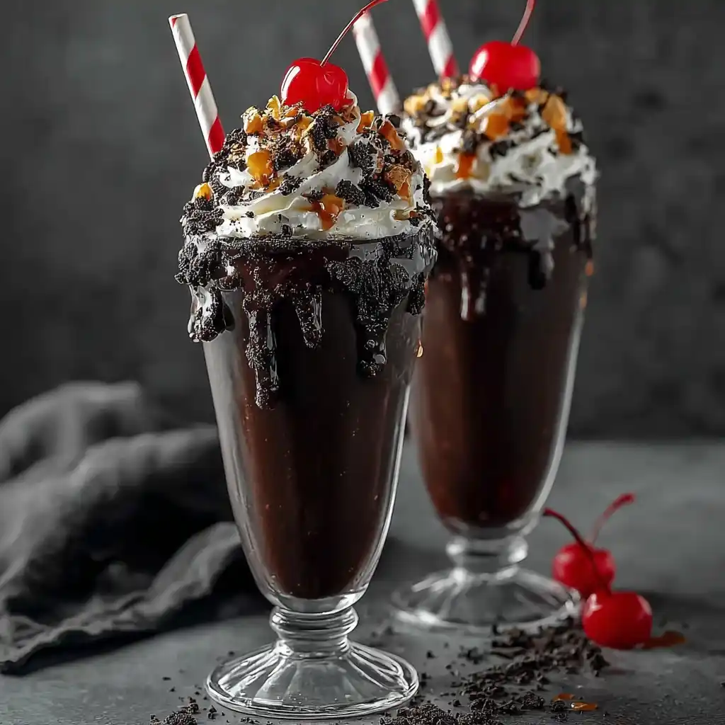 Easy Black Milkshake Recipe Dark Creamy Milkshake Ideas Best Mysterious Flavor Milkshakes How To Make A Black Milkshake At...