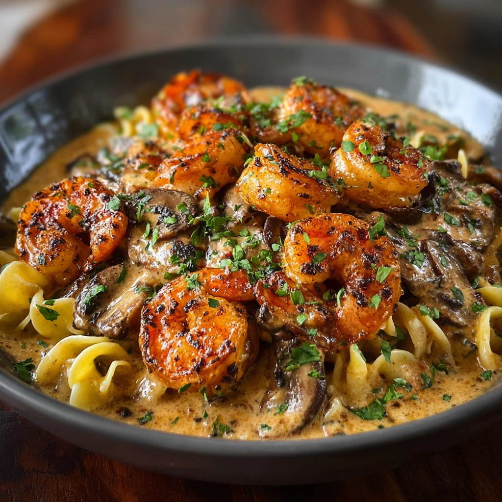Blackened Shrimp Stroganoff Recipe Easy Blackened Shrimp Stroganoff Homemade Blackened Shrimp Stroganoff Blackened Shrimp ...