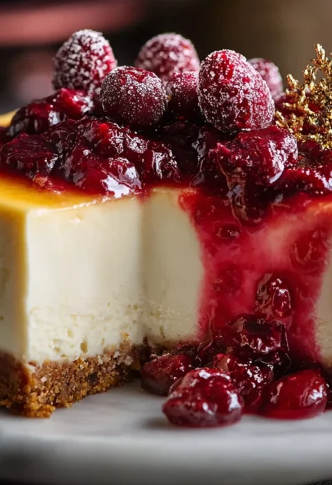 Cranberry Orange Cheesecake Recipe Best Cranberry Orange Cheesecake Homemade Cranberry Orange Cheesecake Cranberry Orange ...