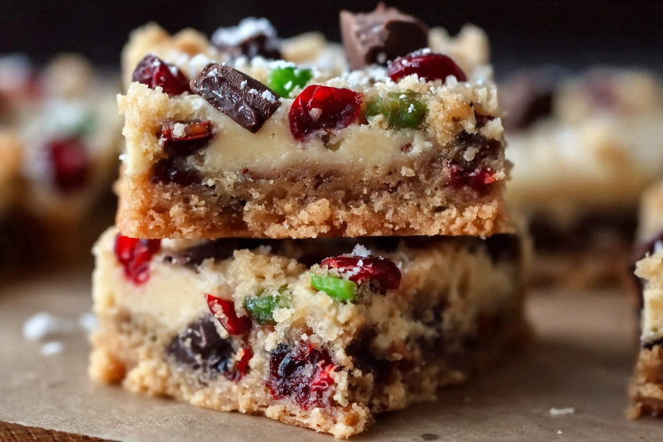 Easy Christmas Jewel Squares Recipe Festive Jewel Squares Baking Delicious Holiday Jewel Bars Recipe How To Make Christmas...