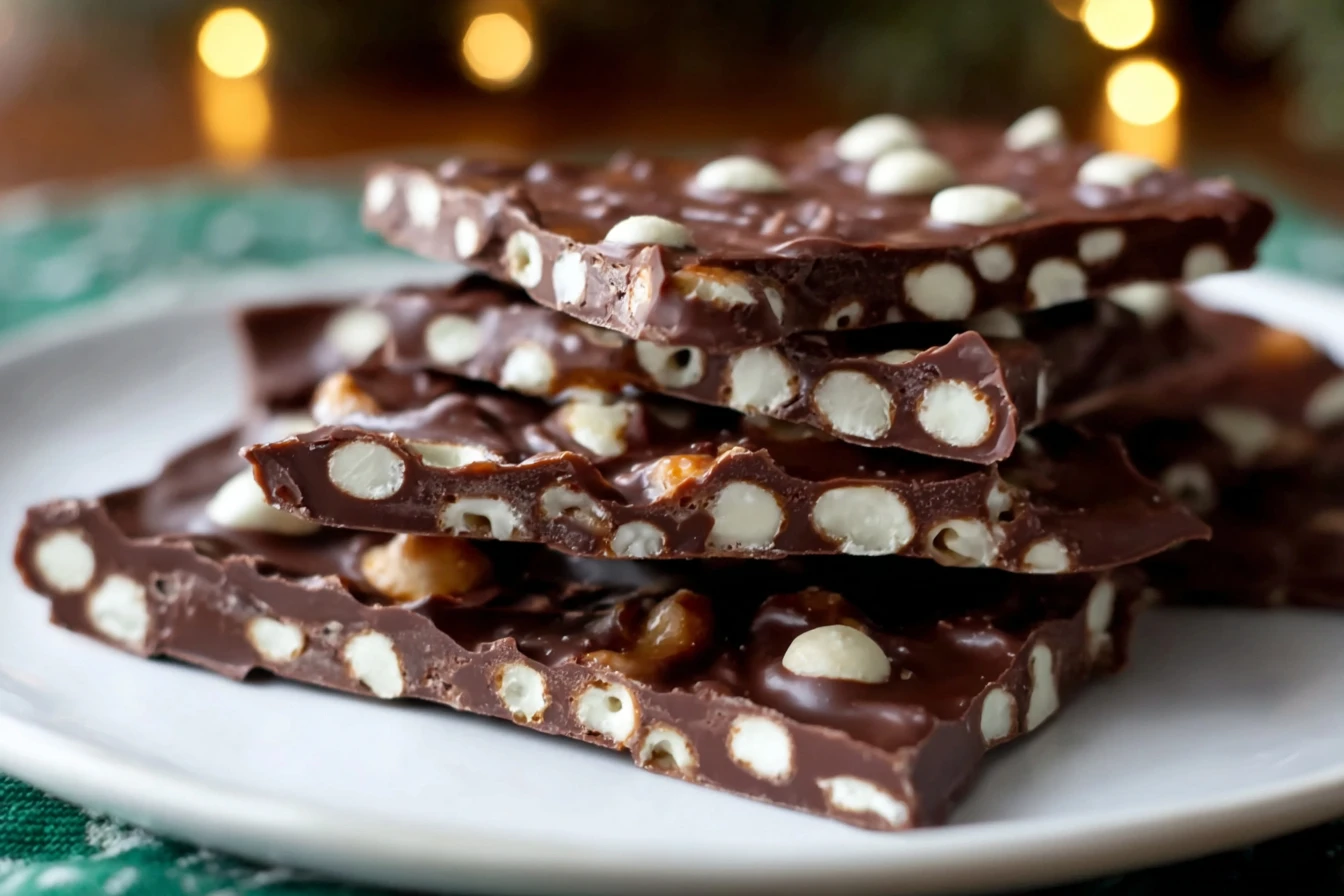 Easy Christmas Pretzel Bark Recipe Sweet And Salty Holiday Treat Festive Dessert Ideas For Christmas Homemade Christmas Ba...