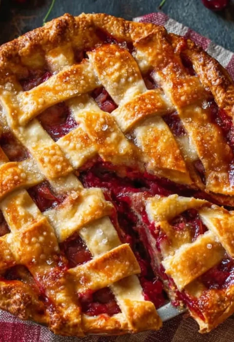 Easy Cranberry Apple Pie Recipe Homemade Cranberry Apple Pie For Thanksgiving Best Cranberry Apple Pie Holiday Recipe Simp...