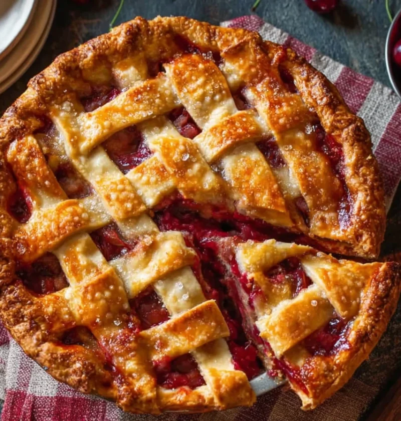 Easy Cranberry Apple Pie Recipe Homemade Cranberry Apple Pie For Thanksgiving Best Cranberry Apple Pie Holiday Recipe Simp...