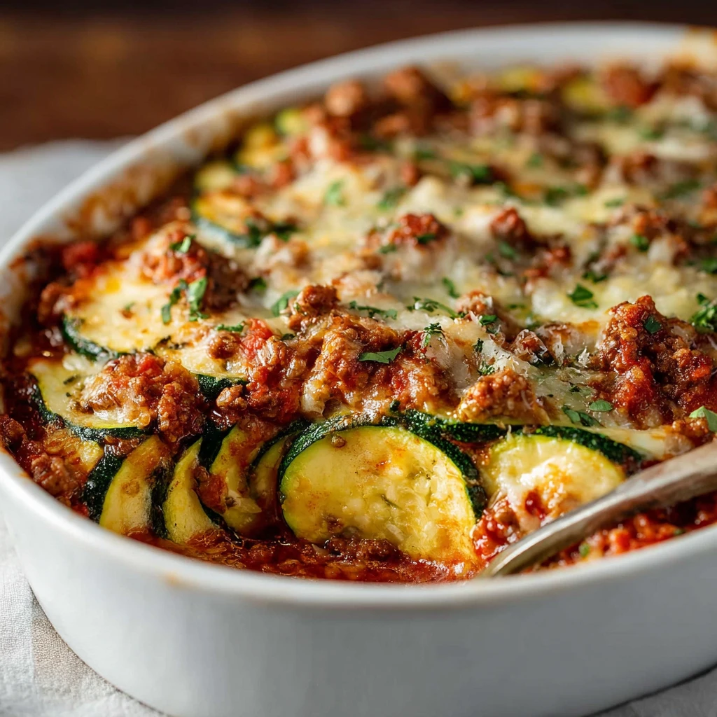 Ground Turkey Zucchini Casserole