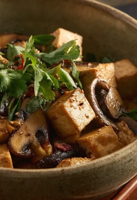 Easy Mushroom And Tofu Stir-fry Recipe Best Tofu Mushroom Stir-fry For Dinner Vegan Mushroom Tofu Stir Fry Ingredients How...