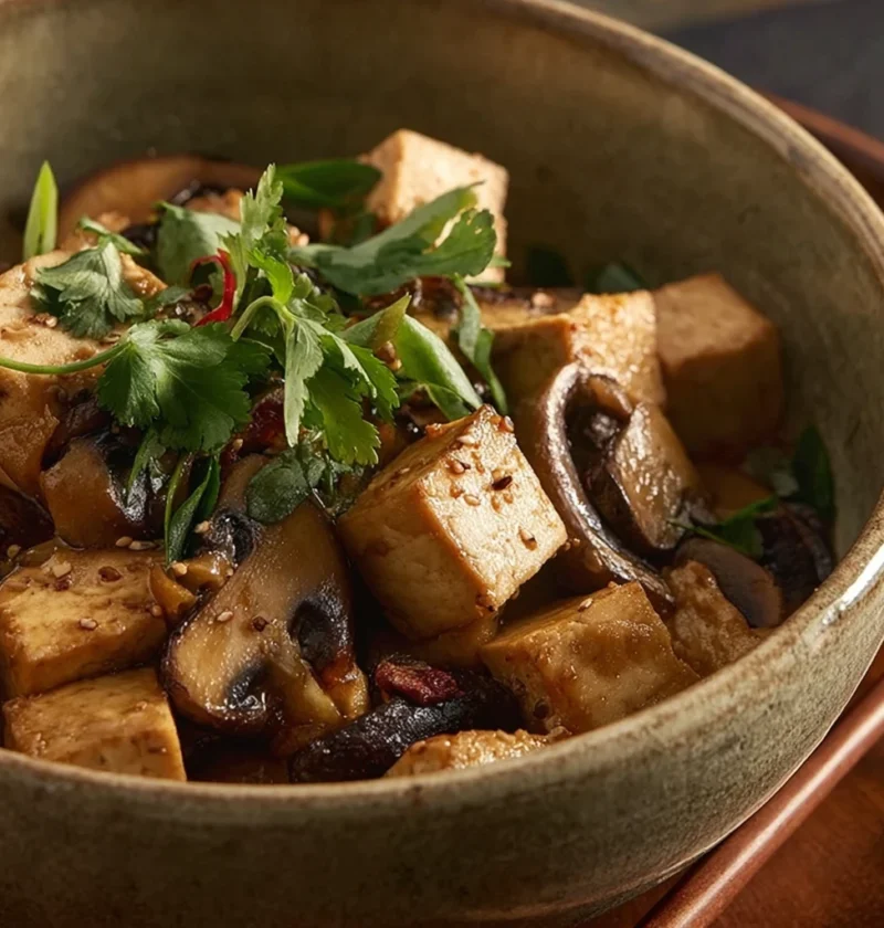 Easy Mushroom And Tofu Stir-fry Recipe Best Tofu Mushroom Stir-fry For Dinner Vegan Mushroom Tofu Stir Fry Ingredients How...