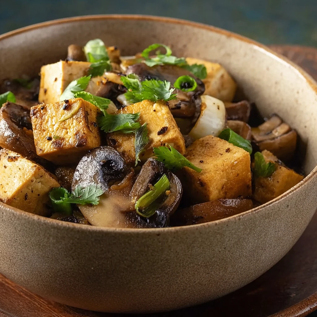 Easy Mushroom And Tofu Stir-fry Recipe Best Tofu Mushroom Stir-fry For Dinner Vegan Mushroom Tofu Stir Fry Ingredients How...