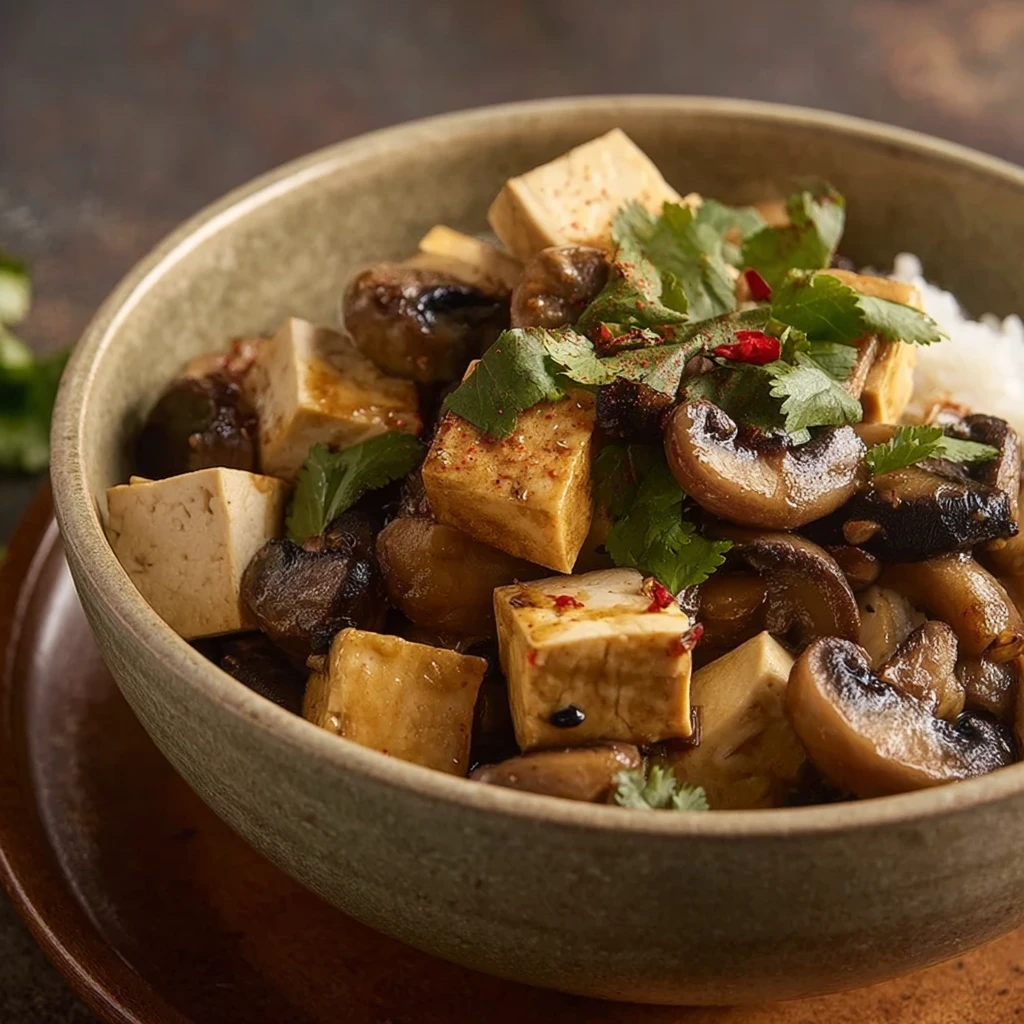 Easy Mushroom And Tofu Stir-fry Recipe Best Tofu Mushroom Stir-fry For Dinner Vegan Mushroom Tofu Stir Fry Ingredients How...