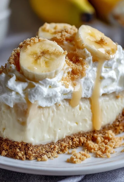 Easy No Bake Banana Pudding Cheesecake Recipe Best Banana Pudding Cheesecake No Bake No Bake Banana Pudding Cheesecake Wit...