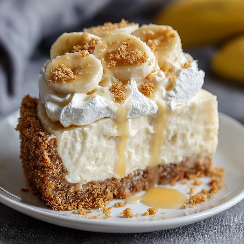 Easy No Bake Banana Pudding Cheesecake Recipe Best Banana Pudding Cheesecake No Bake No Bake Banana Pudding Cheesecake Wit...