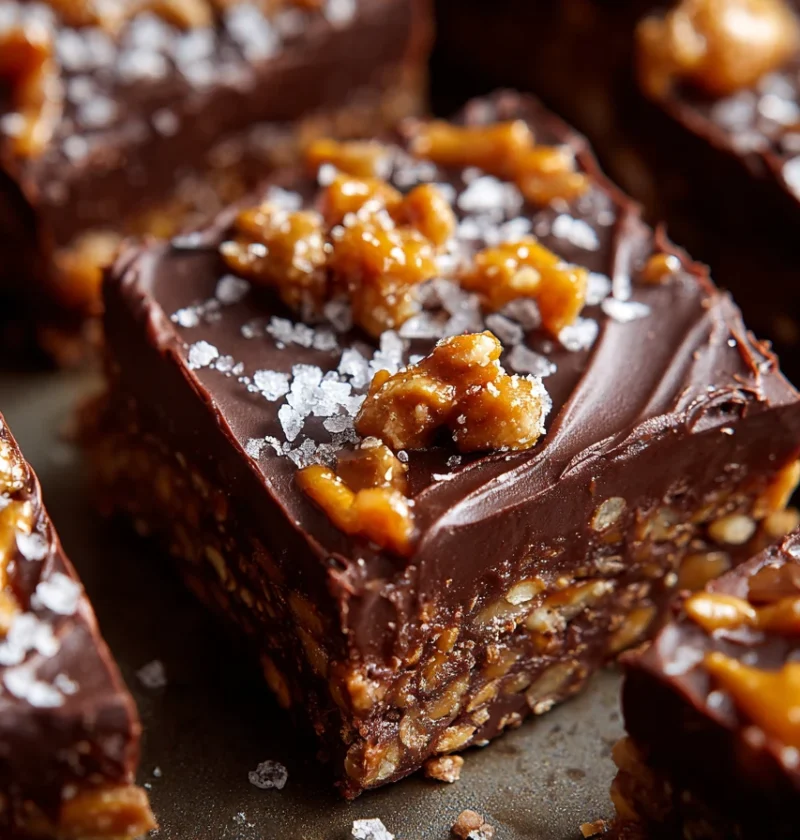 Easy No-bake Chocolate Peanut Butter Bars Homemade Chocolate Peanut Butter Crunch Bars Recipe Chocolate Peanut Butter No-b...