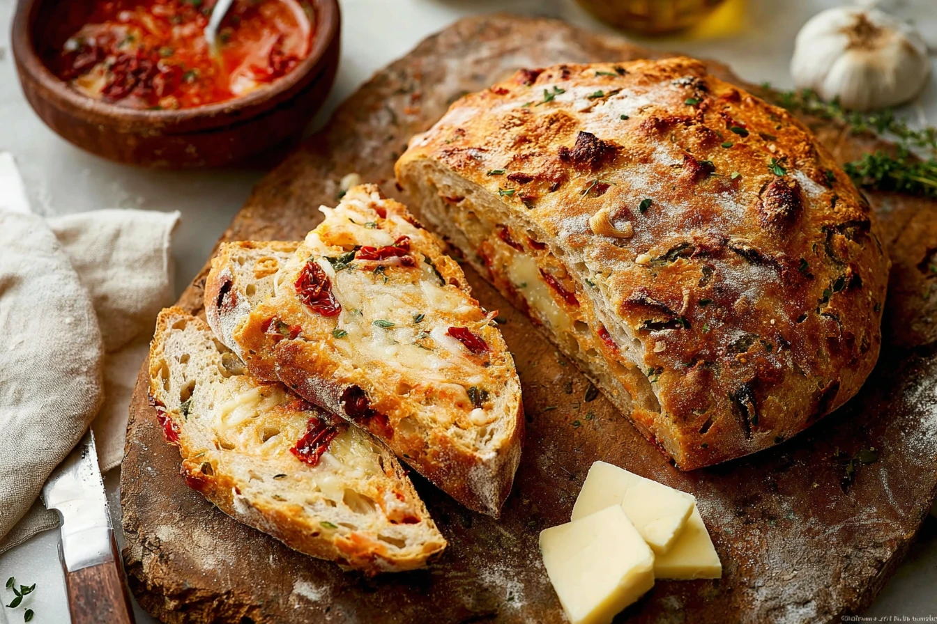 Easy No-knead Pizza Bread Recipe Crusty No-knead Pizza Bread Tips Best Flour For No-knead Pizza Bread Homemade Crusty Pizz...