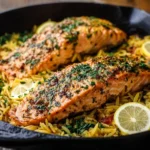 Salmon Pesto Pasta