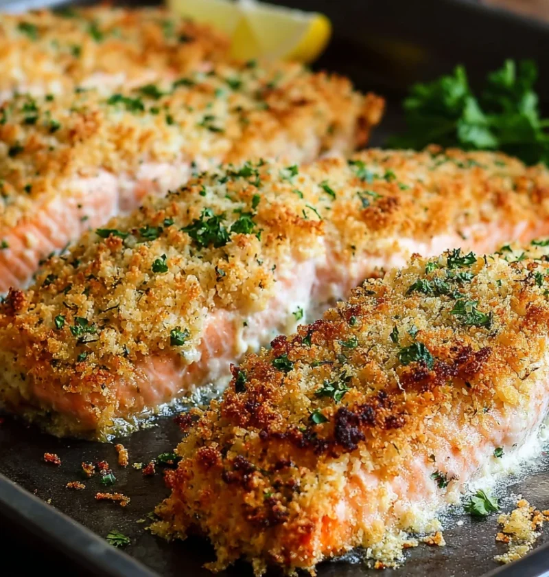Easy Parmesan Crusted Salmon Recipe Best Cheese For Parmesan Salmon Crust Keto Parmesan Crusted Salmon Ideas Gluten-free P...