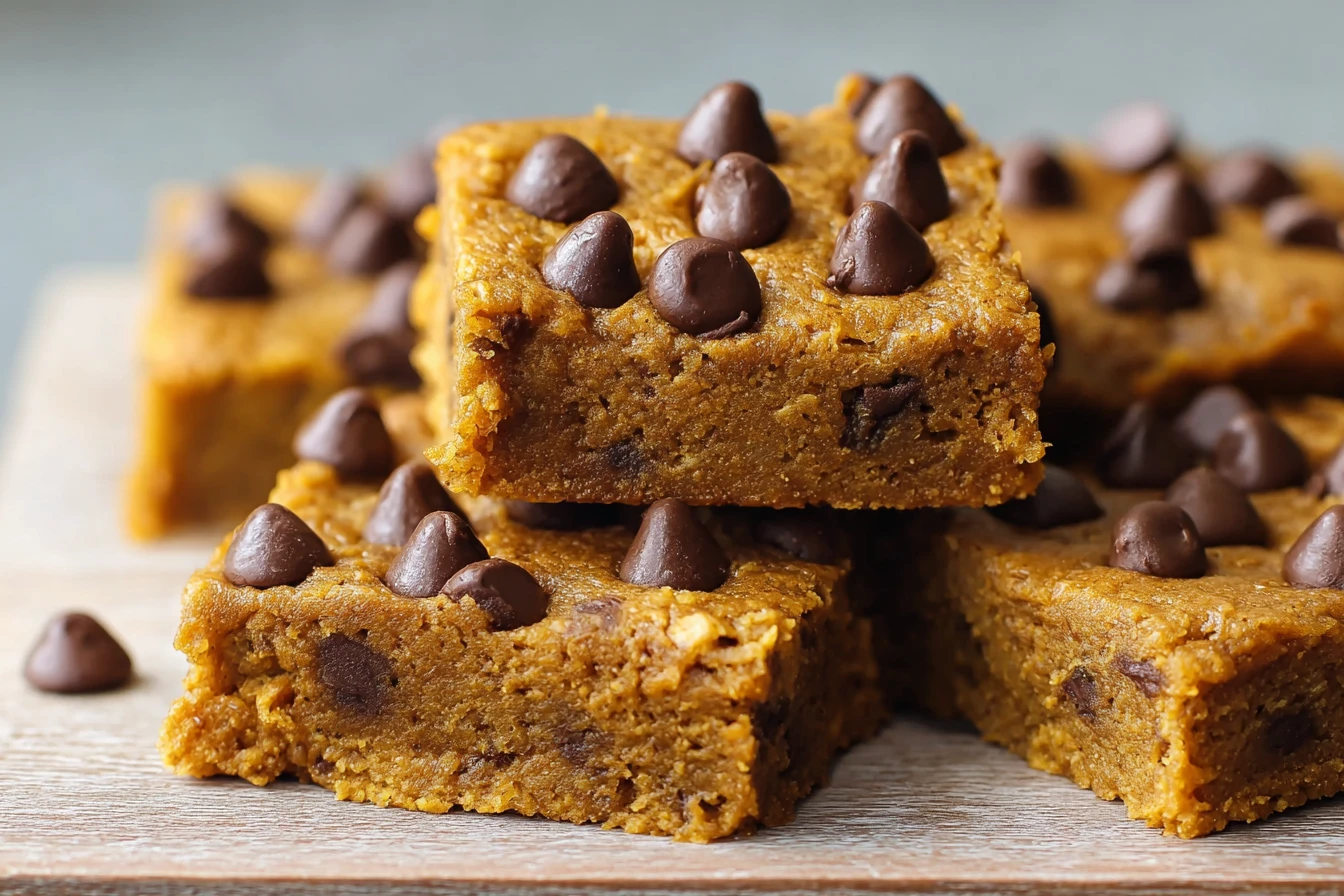 Pumpkin Chocolate Chip Bars