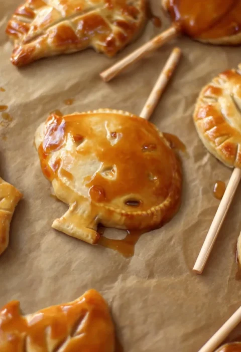 Easy Pumpkin Pie Pops Recipe Homemade Pumpkin Pie Pops For Thanksgiving Thanksgiving Treat Pumpkin Pie Pops How To Make Pu...