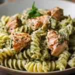 One Skillet Salmon With Lemon Orzo