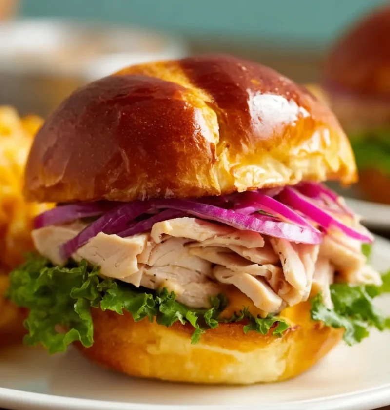 Easy Thanksgiving Turkey Dip Sandwich Recipe Quick Thanksgiving Sandwich Ideas Best Turkey Dip Recipe For Holidays Delicio...