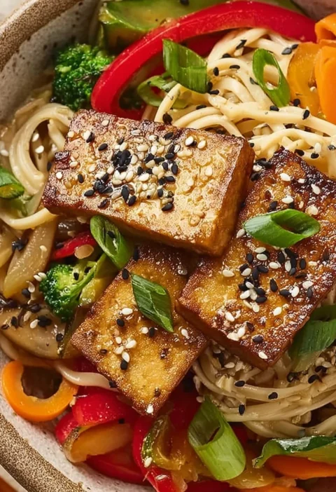 Easy Vegan Teriyaki Noodle Bowl Recipe Best Vegan Teriyaki Noodles Instant Pot Gluten-free Vegan Teriyaki Noodle Bowl Low-...