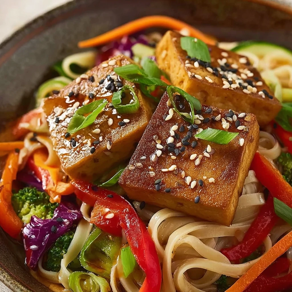 Easy Vegan Teriyaki Noodle Bowl Recipe Best Vegan Teriyaki Noodles Instant Pot Gluten-free Vegan Teriyaki Noodle Bowl Low-...