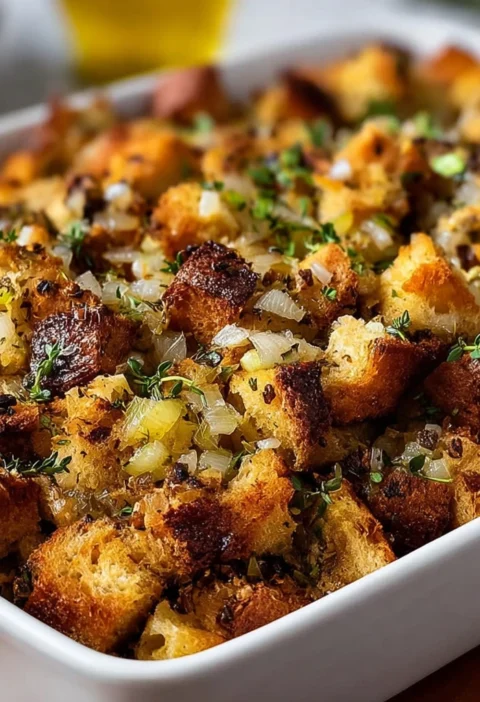 Grandma's Secret Stuffing Recipe Traditional Grandma Thanksgiving Stuffing Best Homemade Stuffing Thanksgiving Old Fashion...