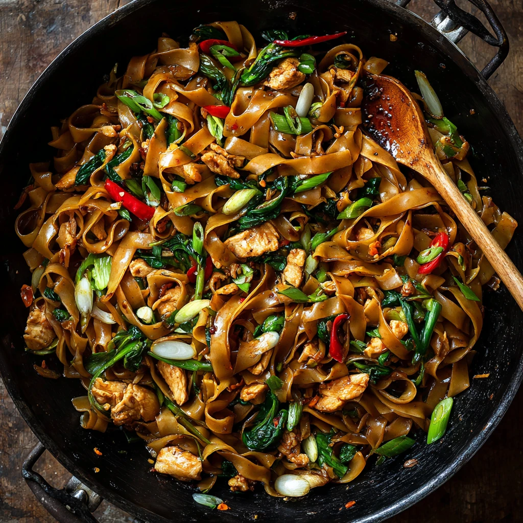 High Protein Drunken Noodles