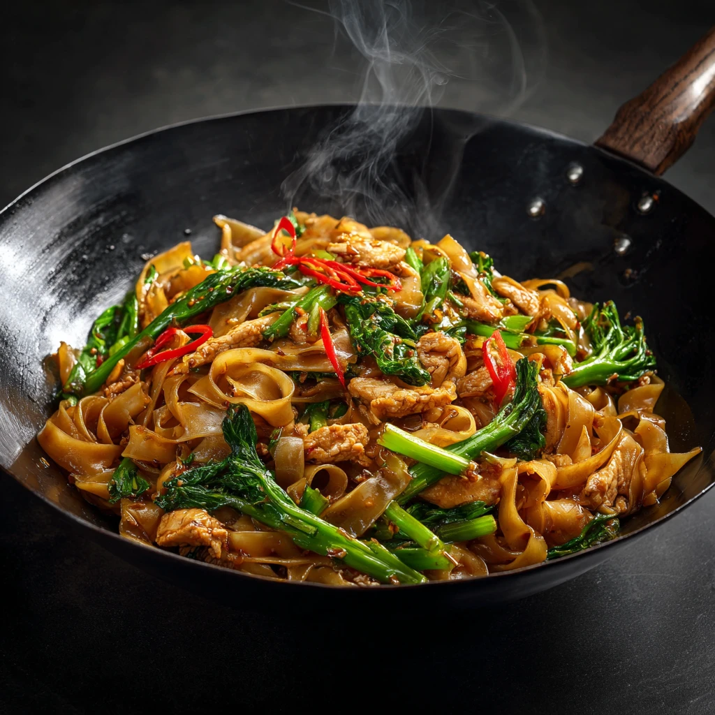 High Protein Drunken Noodles Recipe Best Protein-packed Drunken Noodles High Protein Thai Drunken Noodles Homemade High Pr...