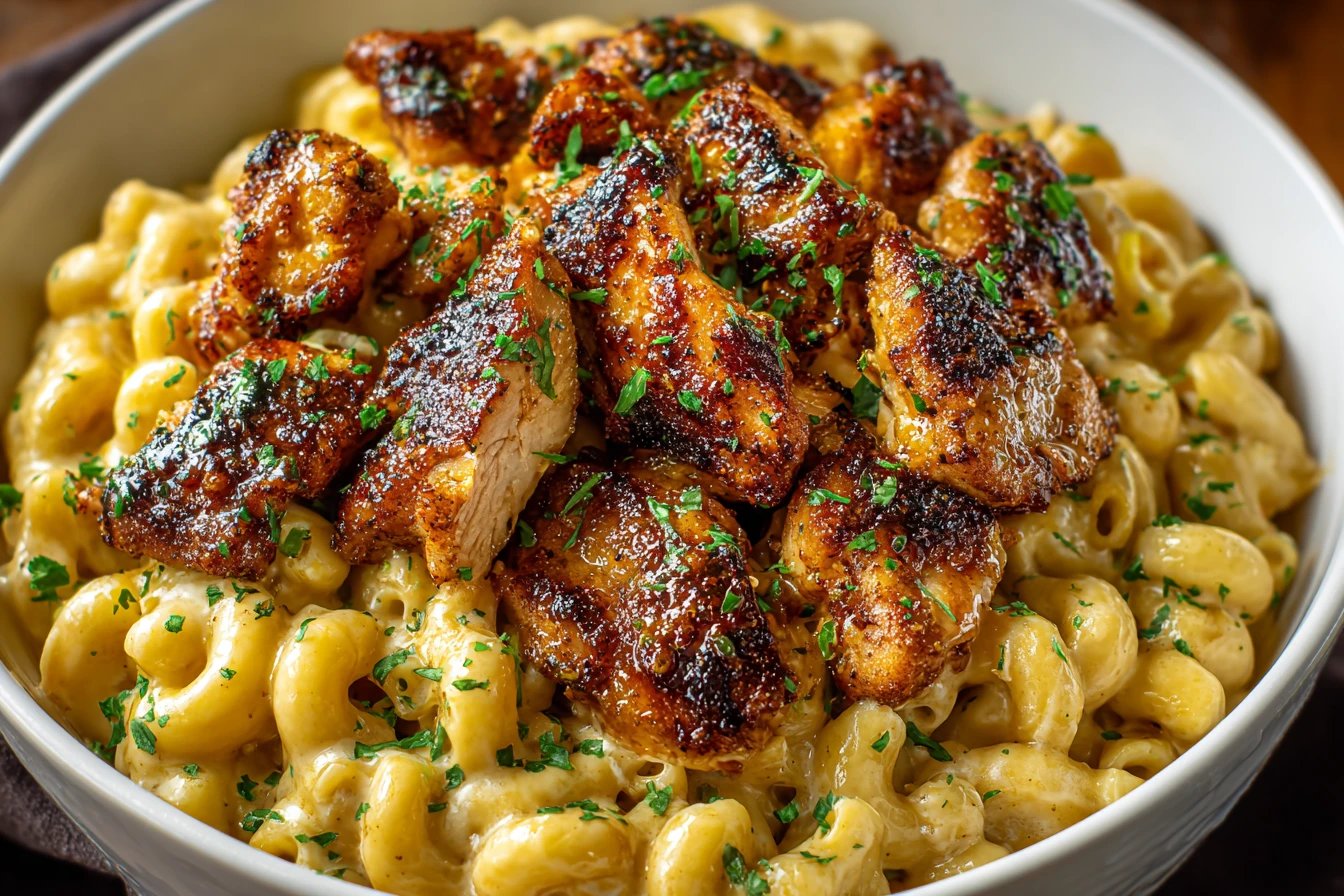 High Protein Honey Garlic Chicken Recipe Creamy Mac And Cheese Comfort Food Honey Garlic Butter Chicken High Protein Best ...