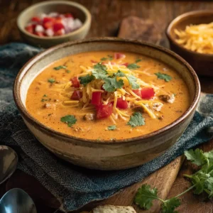 High Protein Creamy Taco Soup