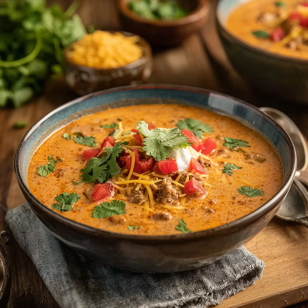 High Protein Taco Soup Recipe Creamy Taco Soup Low Carb Best High Protein Creamy Taco Soup Keto High Protein Taco Soup Eas...