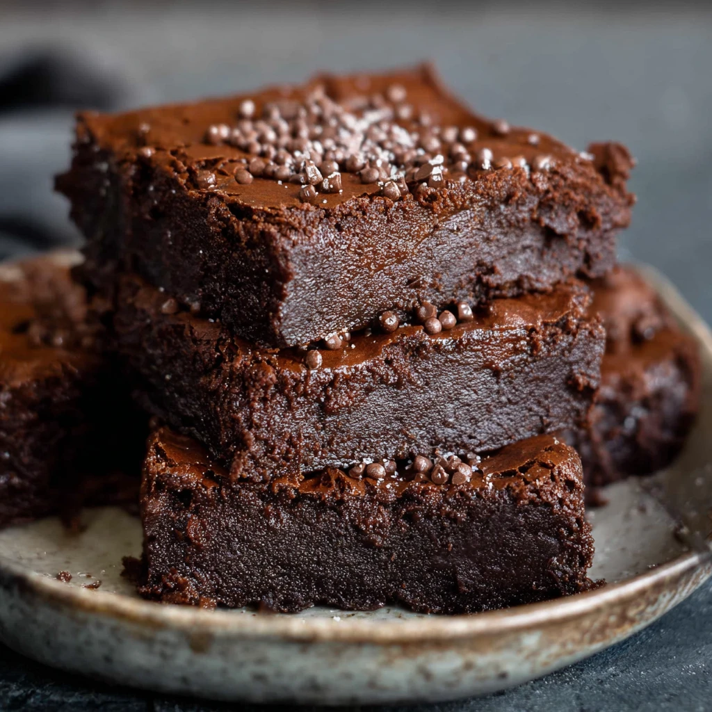 High Protein Vegan Chickpea Brownies Chickpea Protein Brownies Recipe Vegan Gluten-free Chickpea Brownies High Protein Eas...
