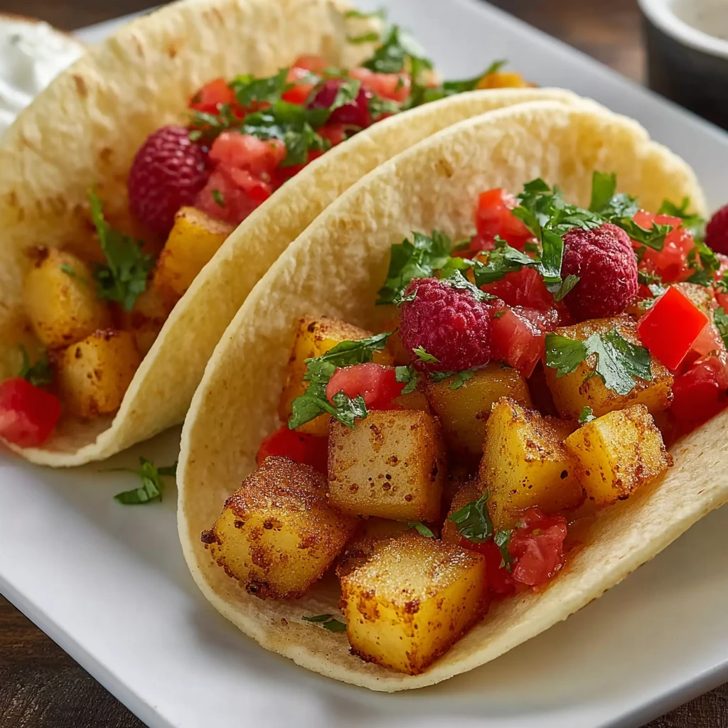 Spicy Potato Soft Taco Recipe