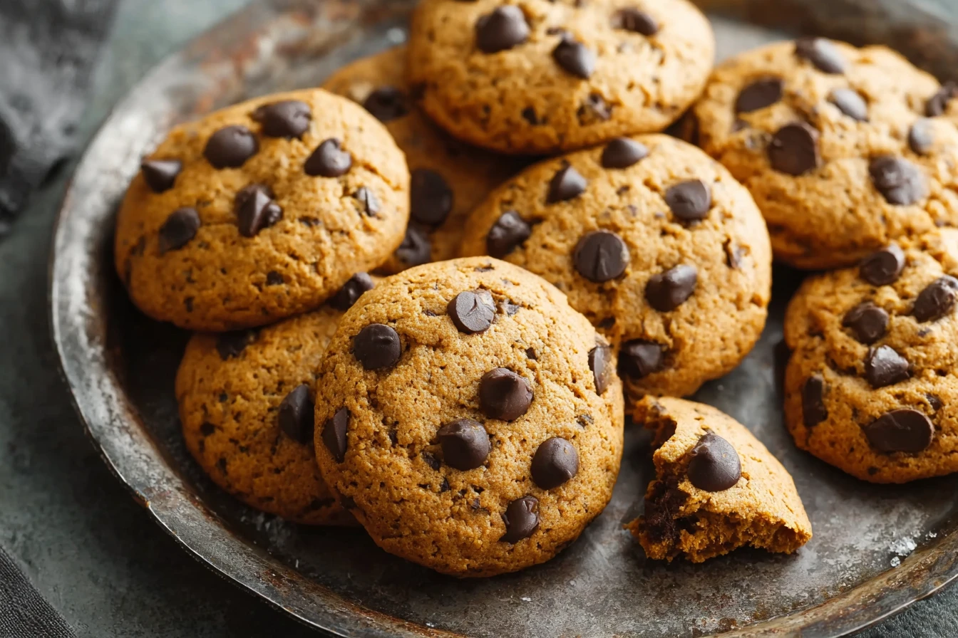 Sweet Potato Chocolate Chip Cookies