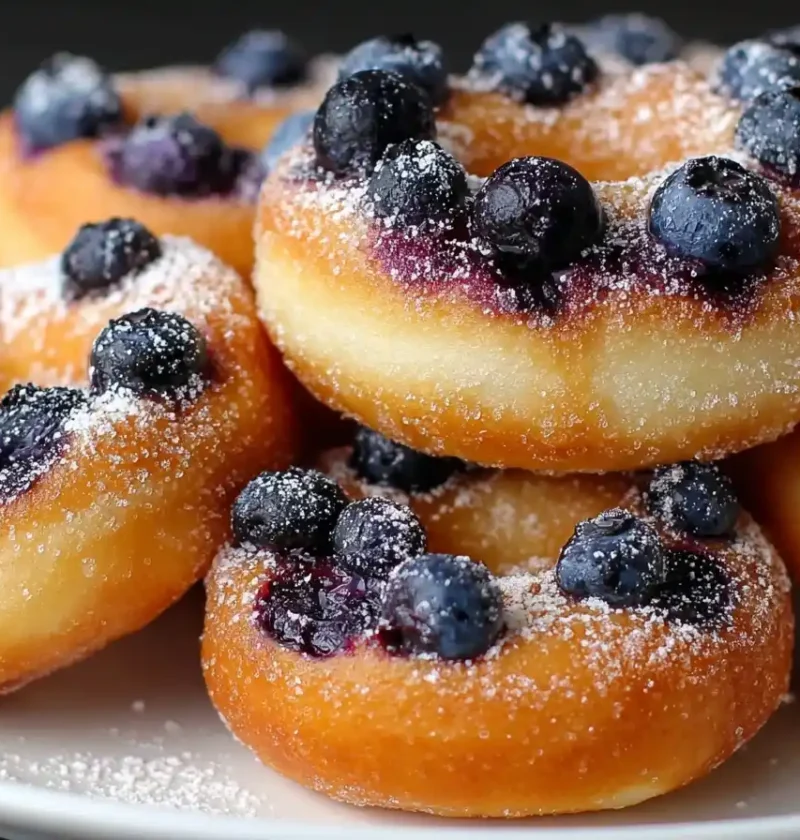 Air Fryer Blueberry Donuts Recipe Best Air Fryer For Donuts Homemade Air Fryer Blueberry Donuts Gluten-free Air Fryer Blue...