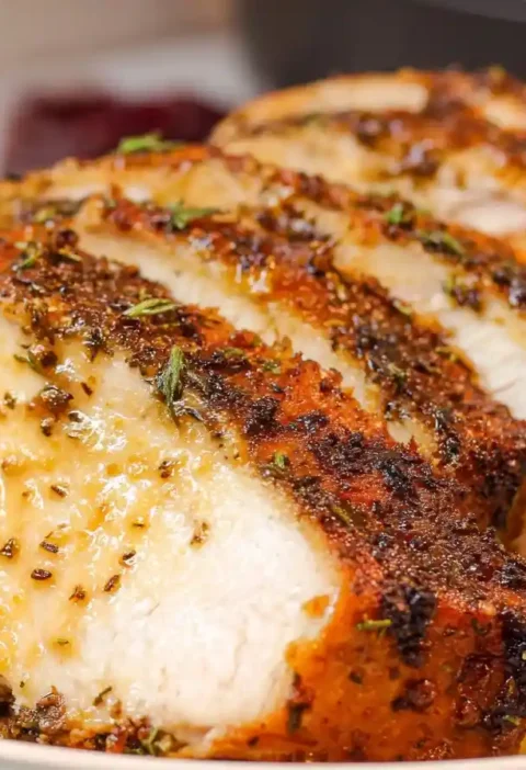 Best Air Fryer Turkey Breast Recipe How To Cook Turkey Breast In Air Fryer Juicy Air Fryer Turkey Breast Cooking Times Air...