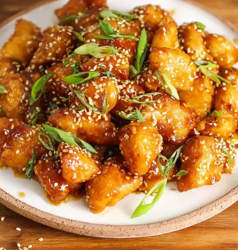 Baked Honey Sesame Chicken Recipe Easy Honey Sesame Chicken Bake Healthy Baked Sesame Honey Chicken Gluten-free Honey Sesa...